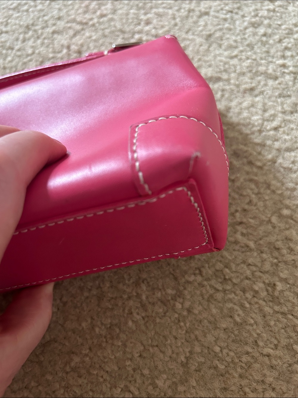 Lambertson TRUEX Mini PinkLeather Shoulder Bag - Picture 13 of 13